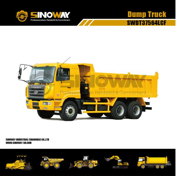 6x4 Drive Construction Dump Truck FULLER Tech 9JS150T With Synchronizer