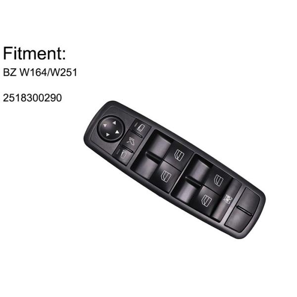 Auto Power Window Switch Replacement 2518300290 For Mercedes BENZ M Klasse