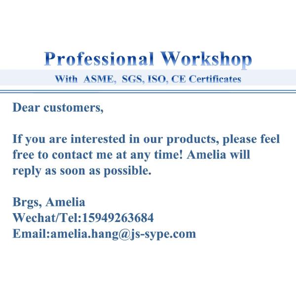 Gas Tank Reactors In Pharmaceutical Industry Multi Size ASME Certificated