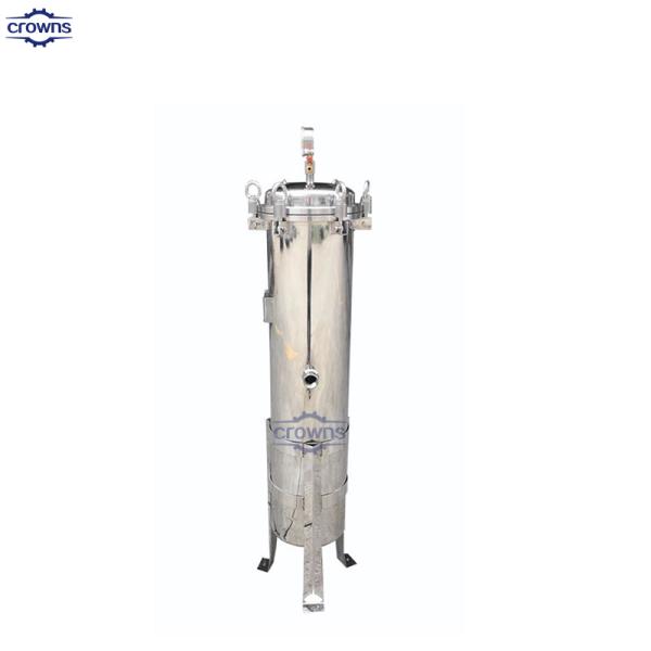 Crowns supplier Stainless Steel Filter Housing Ss 304 Water Filter Housing Cartridge Filter Housing For Water Treatment