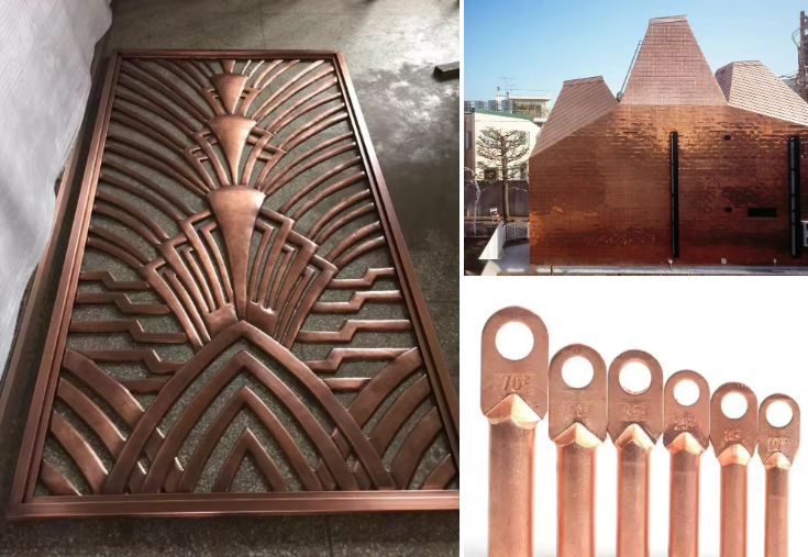 Nickel Alloy Copper Foils & Sheets C68700, C70600, C71500 for Roofing, Decoration