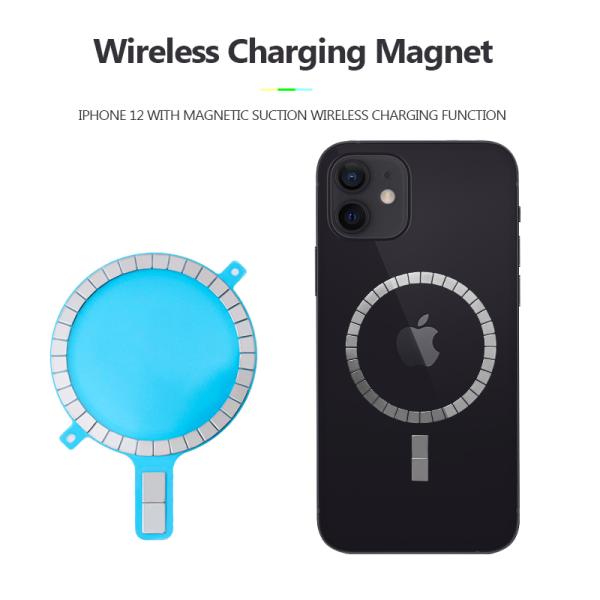 Wireless Charging Magnet Industrial Magnet Case for iPhone 12 Pro Max Mini 11 Xs Xr