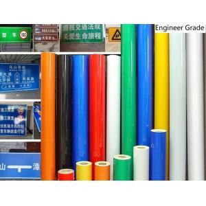 China Advertisement Grade 3200 PSA Acrylic Reflective Sheeting vinyl Sticker wholesale