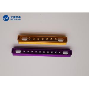 Buy cheap Grey Anodized 6063T5 Cnc Precision Machined Components Medical Tube Holder from wholesalers