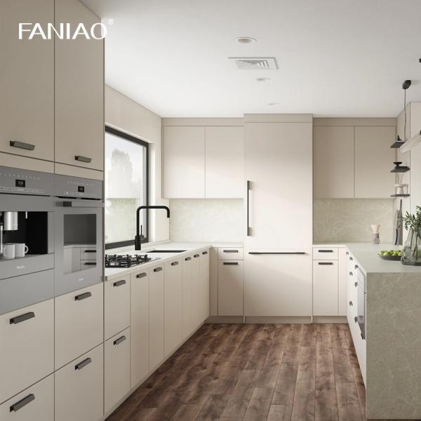 China Manufacturer Modern Wooden Kitchen Cabinet Designs Custom Melamine Kitchen Cabinets