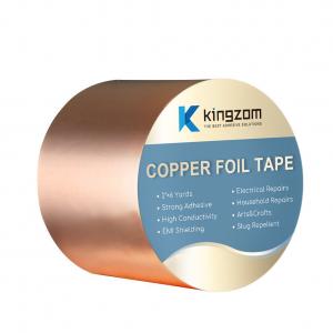 China Conductive Copper Foil Tape for Slug And Snail Barrier Defenders on sale