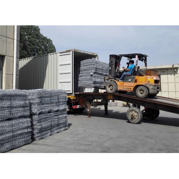 Low Carbon Gabion Wire Mesh , Bridge Protection Iron Wire Mesh Anti Corrosion
