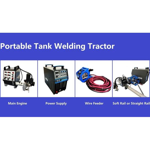 Simple and Portable Tank Circular Seam Welding Machine with Flexible Rails