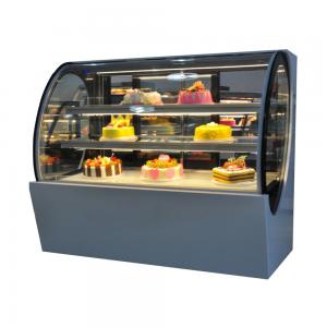 China Bakery Refrigerated Cake Display Cabinet Marble Base Cold Showcase Refrigerator on sale