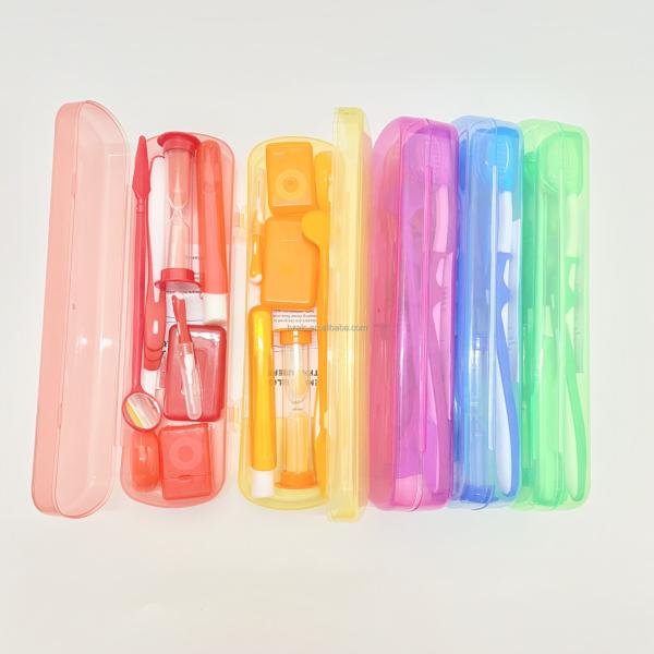 8 in 1 Orthodontic Oral Cleansing Kit Orthodontic Oral Hygiene Kit Orthodontic toothbrush