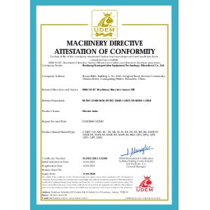 CATET Machinery Co.,Ltd Certifications