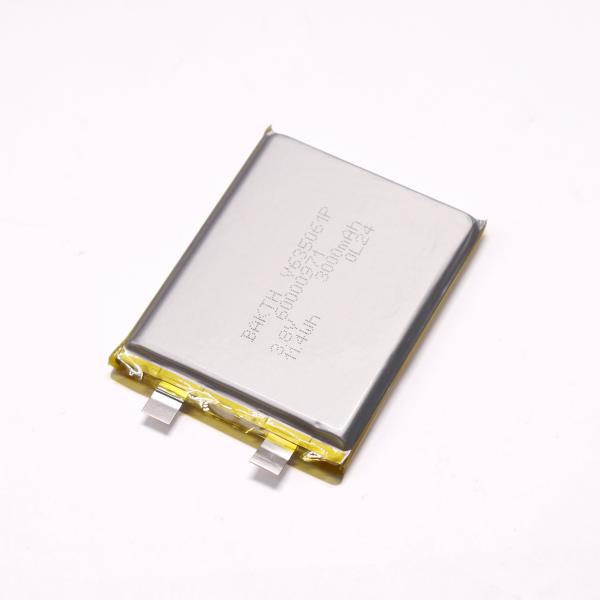 6000mAh Li Polymer Battery Cell 635061P 1S2P 3.8V Rechargeable Li Polymer Battery Pack