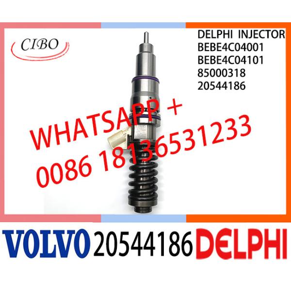 20544186 Common Rail Fuel Diesel Injector BEBE4C04001 BEBE4C04101 20544186 85000318 E1 for VOL 16 LITRE TRUCK