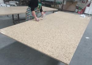 China Bamboo Green Artificial Granite Quartz Slab Countertops Stone Kitchen Tops on sale