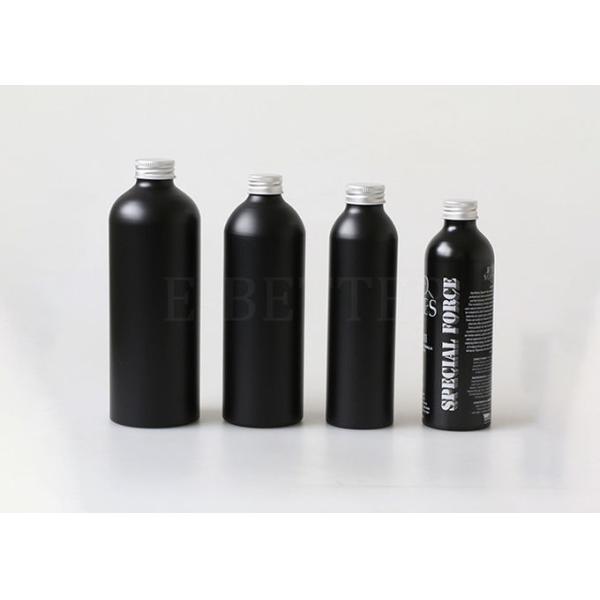 Support heat transfer printing 150ml matte Black Aluminum Cosmetic spray Bottles