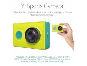China Original Xiaomi Yi Action Camera Xiaoyi Mi Sport Camera 16MP FHD 1080P WIFI Bluetooth 4.0 wholesale