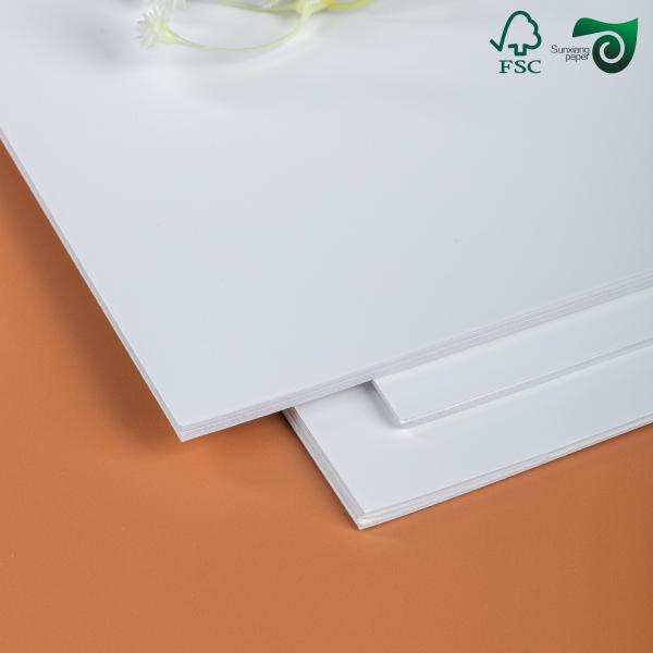 FSC Waterproof PET Printing Sticker Paper Glossy White Synthetic Paper Sheets