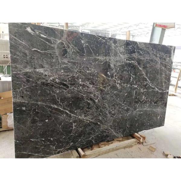 Maya Grey Marble Kitchen Countertops , Marble Wall Tiles Good Luminosity