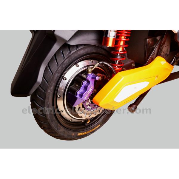 48V 600W Electric Bike Scooter , 45km/h Pedal Assisted Electric Scooter 90km