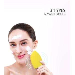 China Homemade Beauty Silicone Face Scrubber , Waterproof Sonic Silicone Face Brush wholesale