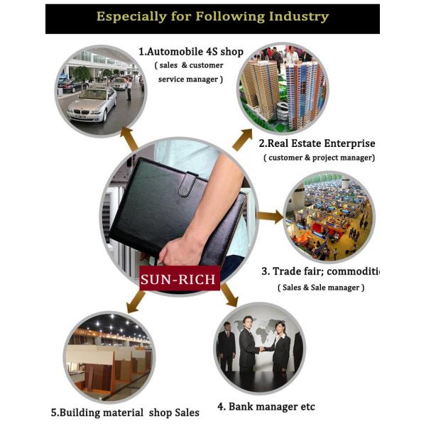 Business Gift A4 size high-grade multifunctional manager folder