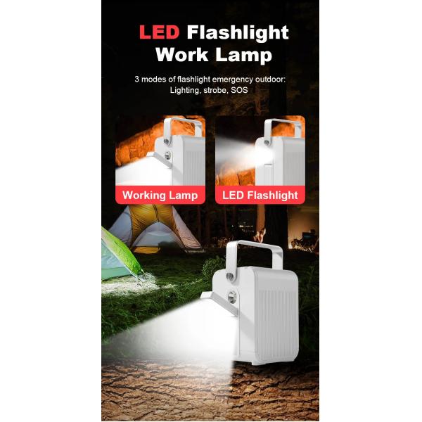 100W 27000mAh Portable Solar Energy Generator With Jump Starter