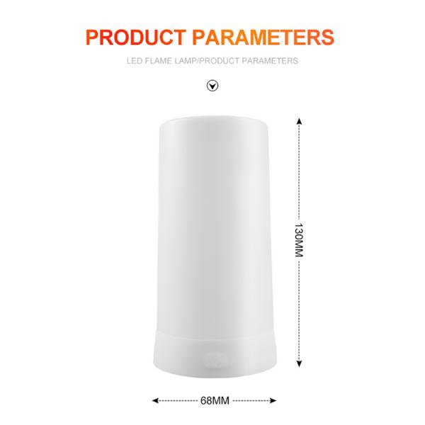 5W DC5V 1A USB Magnetic Gravity Sensor Led Flame Lamp With IR Remote Control