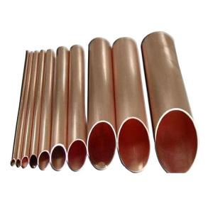 China Round Copper Tube Metal Seamless Copper Pipe Straight Od 1/2 3/4 on sale