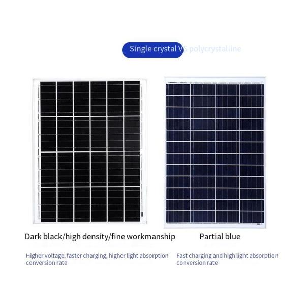 40W-90 Watt Monocrystalline Solar Panel 6V 18V Solar Photovoltaic Panel Component Panel