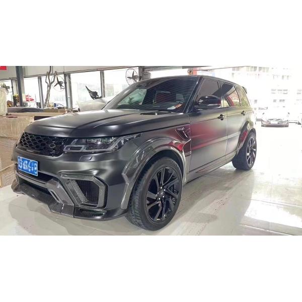Runde ASPEC Style CF& FRP Wide Body Kit Front Bumper Rear Bumper Side Skirt Fender for Land Rover RANGE ROVE SPORT 2014-2017