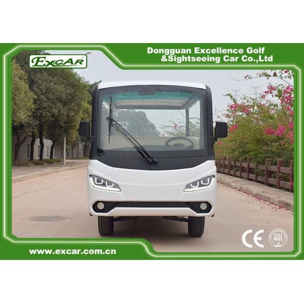 Silver 11 Seater Electric Sightseeing Bus 7.5KW KDS Motor 1 Year Warranty