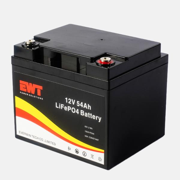 LiFePO4 Lithium Battery 12.8V 54Ah Lithium Iron Phosphate Battery Pack SLA replacement lfp battery