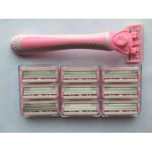 Buy cheap Six Blades Razors Face and Body Hair Removal Razor Pack for Women from wholesalers