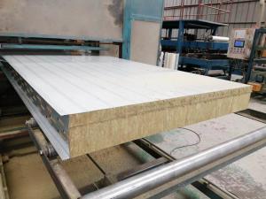 China Kiln 0.6mm Thickness Stainless Steel Rockwool Insulation Panels Fireproof wholesale