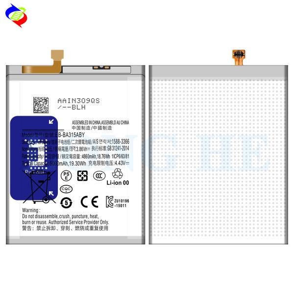 EB-BA315ABY Rechargeable Secondary Li-ion Battery for SAM Galaxy A31 A315F A315G A32 4G