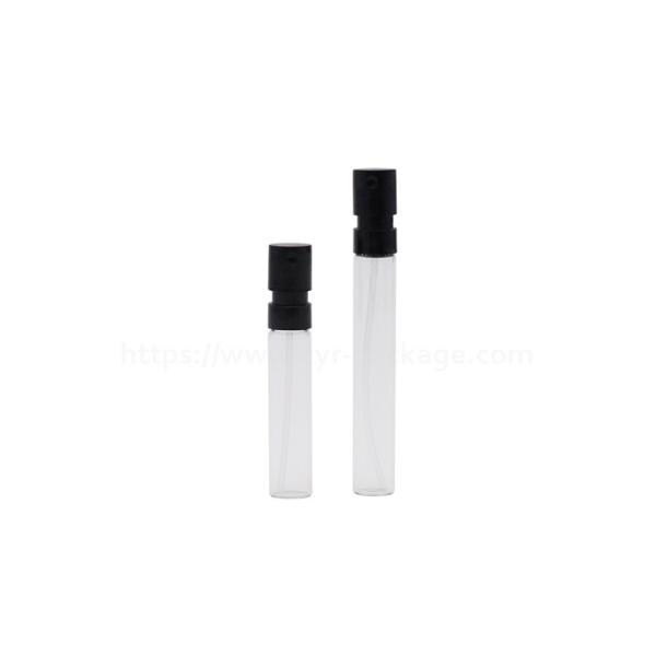 Mini Glass Perfume Tester Bottle With Plastic Spray Pump 3ml Atomizer