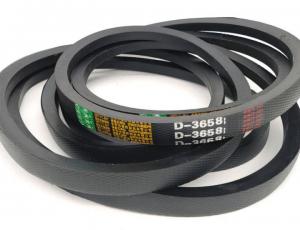 China Durable Wrapped Classical 29inch D V Belt With Size Chart wholesale