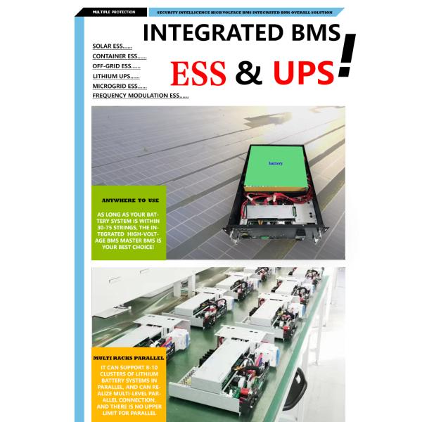 GCE 96V 50A Integrated BMS for Solar Storage LiFePo4 Battery