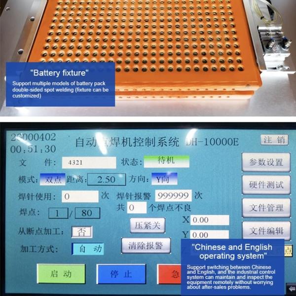 Automatic Single Side Battery Pack Welding Machine For E-Bike Scooter And Electro Mobile Battery Pack Welding