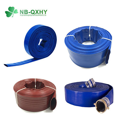 Industrial Agriculture PVC Layflat Hose Discharge Water Pipe Hose with 60psi to 150psi