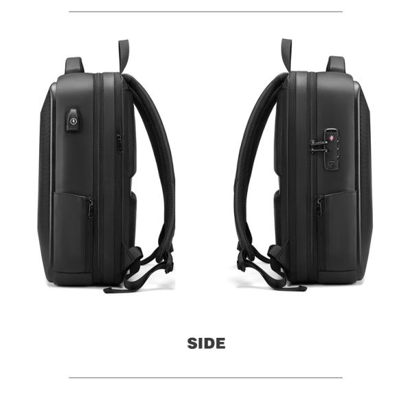 OEM ODM Waterproof Hard Shell Backpack 15.6inch Usb Laptop Backpack