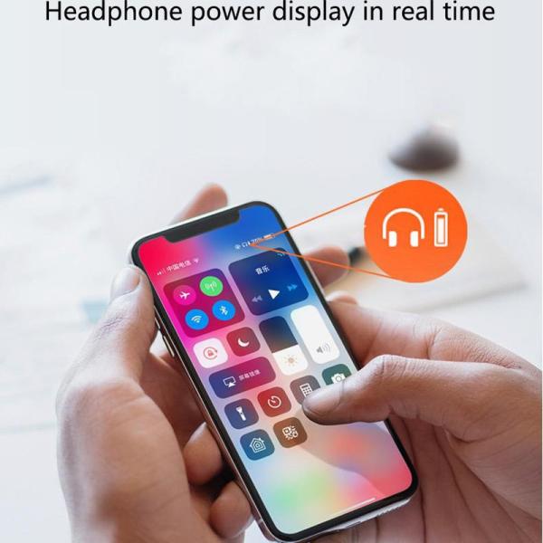 BT5.0 Music Waterproof Bluetooth Earphones With Charging Box