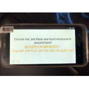 Simultaneous Offline Language Translator Black Color With Grammar Correction