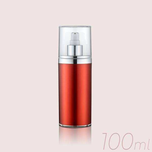 Oval Shape Airless Lotion Pump Bottles Container For Emulsion Storage GR216A/B