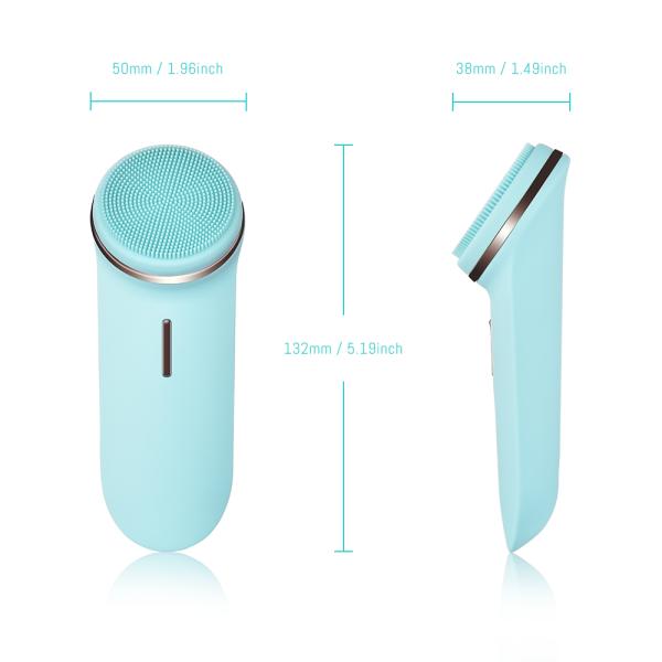 Silicone Facial Cleaning Brush Beauty Cleanser Vibrating Electric IPX7