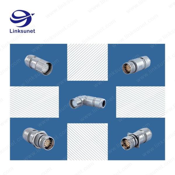 Robot Teaching Device Soldering Wiring Harness Hummel Copper - Zinc Alloy Straight Connector