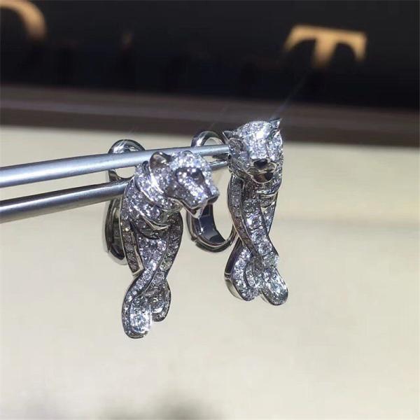 C leopard Earrings 18k gold white gold yellow gold rose gold bracelet Jewelry factory in Shenzhen, China