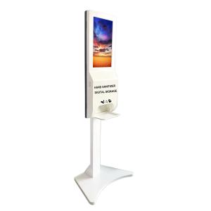 China Hand Sanitizer 230W 450cd/m2 21 Lcd Digital Signage Totem on sale