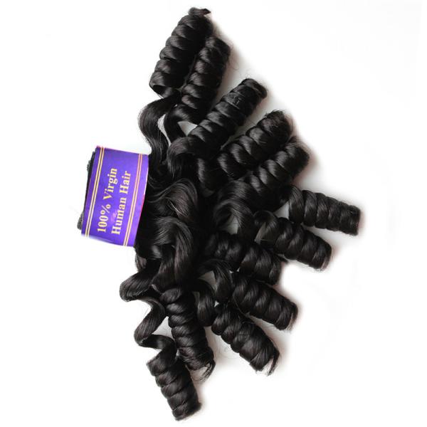Grade 7A 8A Tangle Free Natural Color Virgin Peruvian Hair Weaving