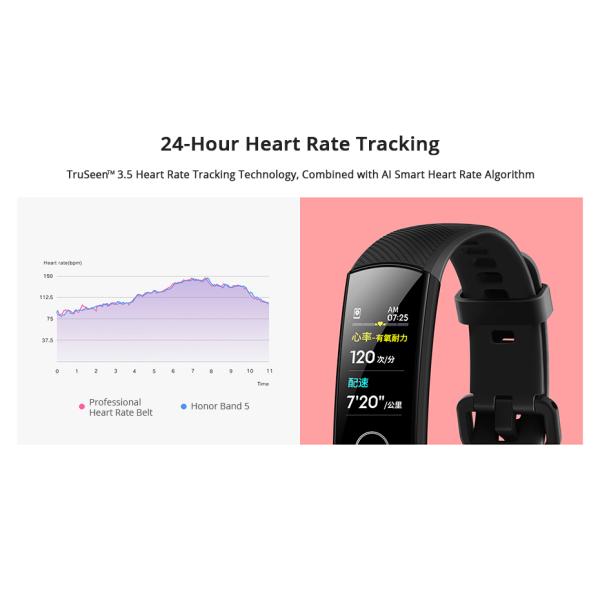 Huawei HONOR Band 5 Smart Watch Magic Color Touch Screen Swim Stroke Detect Heart Rate Sleep Nap Band Honor 5